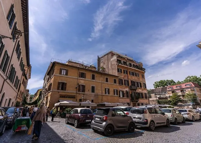 Trastevere At Piazza Giuditta Arcuati * Roma